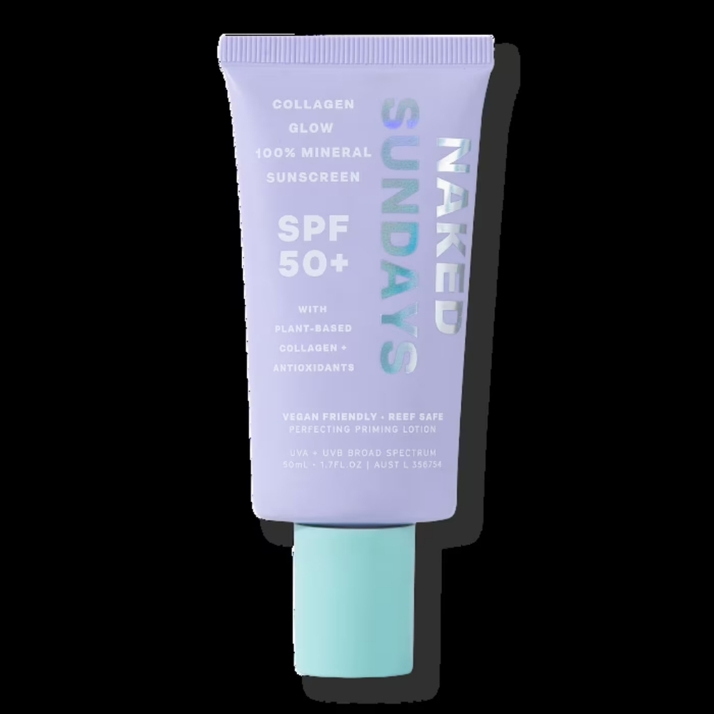 Naked Sundays 4-in-1 SPF50+ Collagen Glow 100% Mineral Sunscreen